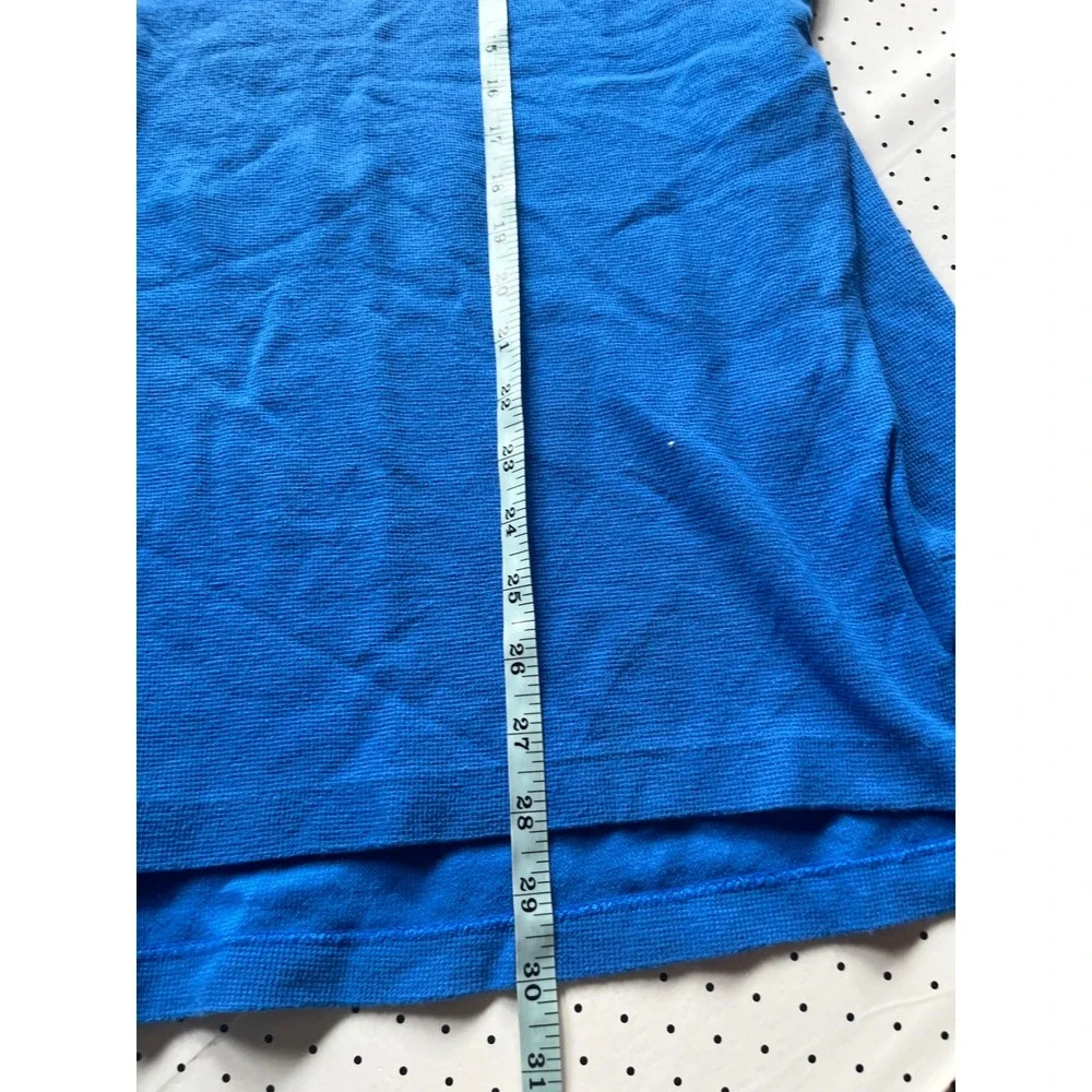 Polo Ralph Lauren Mens Blue Rainbow Multi Stripe Cotton Pique Polo Shirt Large